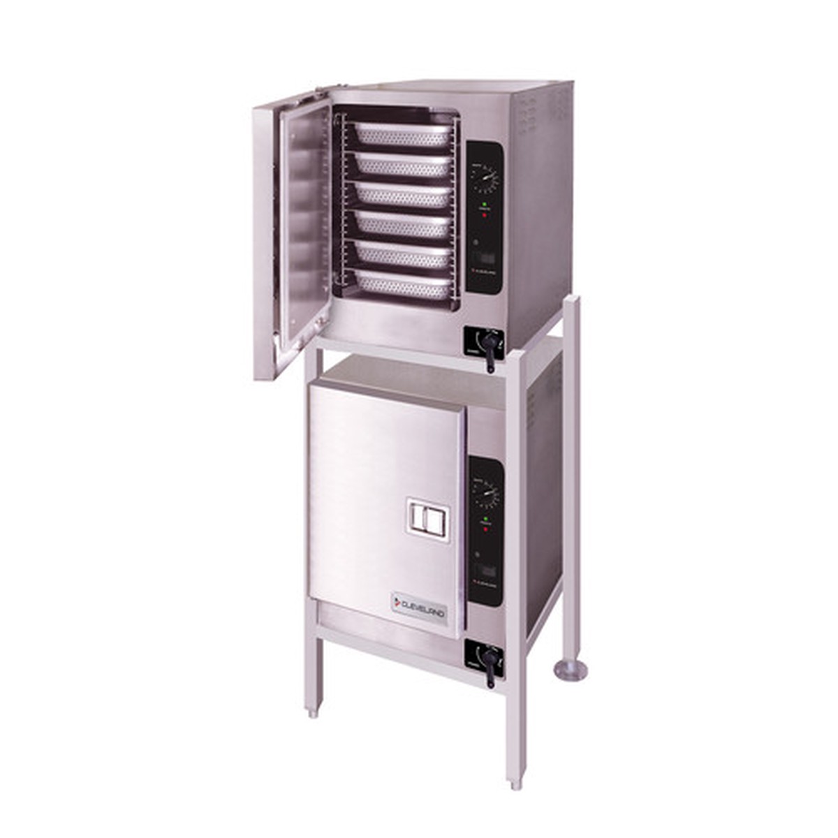 (2) 22CET66.1 | 25' | Steamer, Convection, Electric, Boilerless, Floor Model