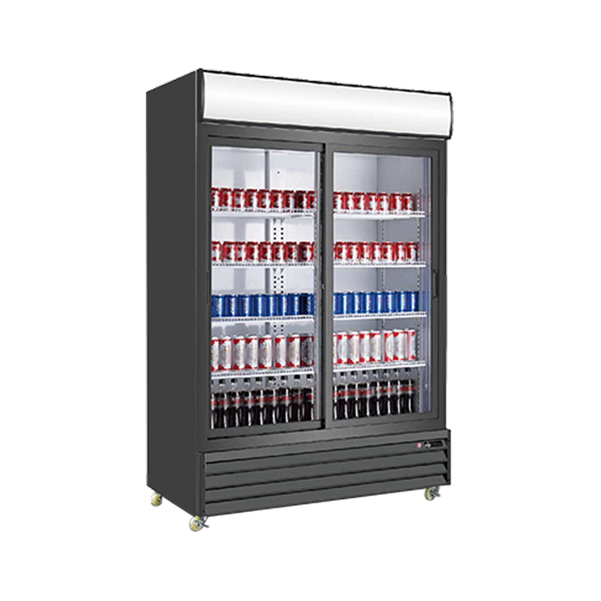 (SCRATCH & DENT) EFI C2S-52.4GD 52" Sliding Glass 2-Door Refrigerated Merchandiser - 50 Cu. Ft.
