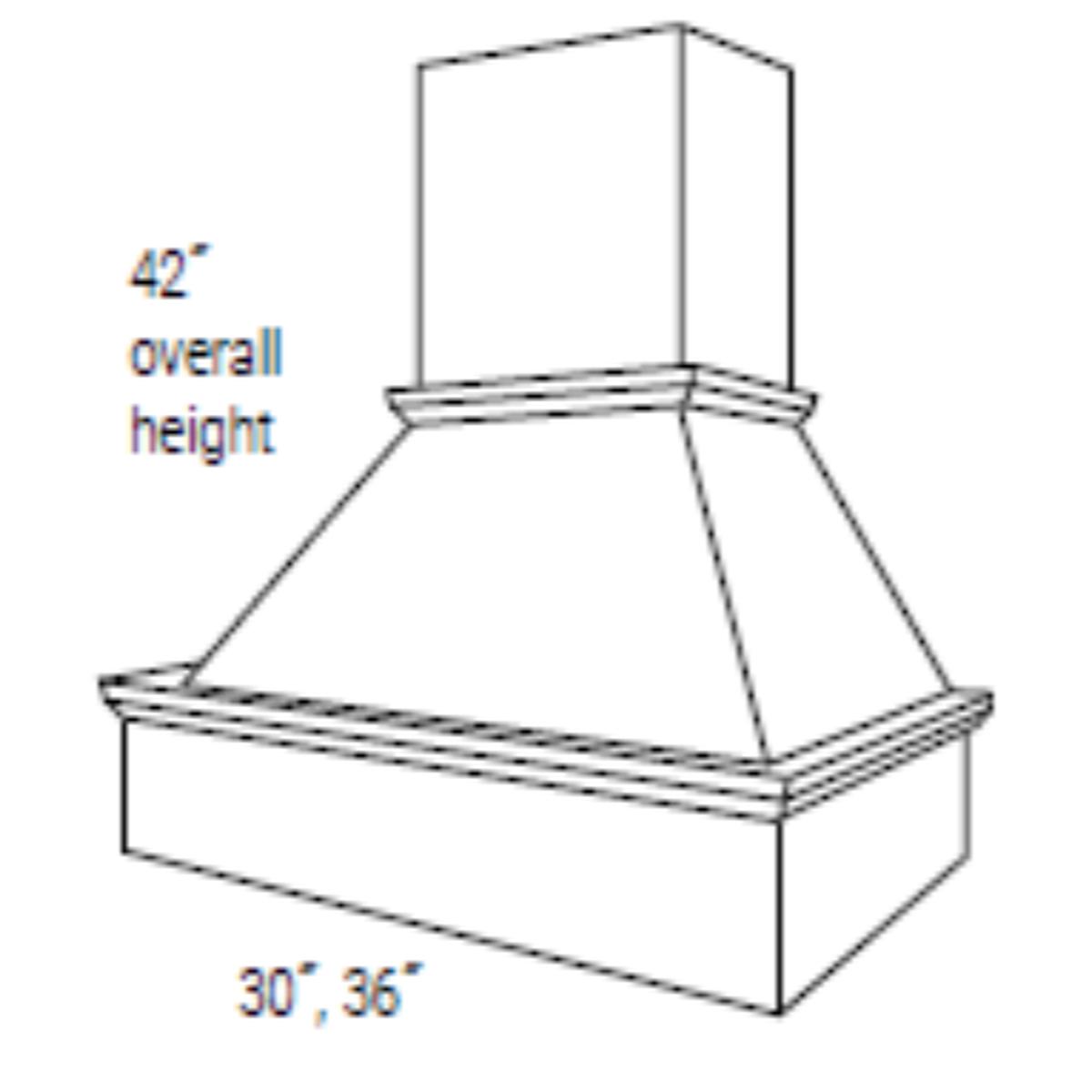 Rustic Shaker 30" VCHIM Hood