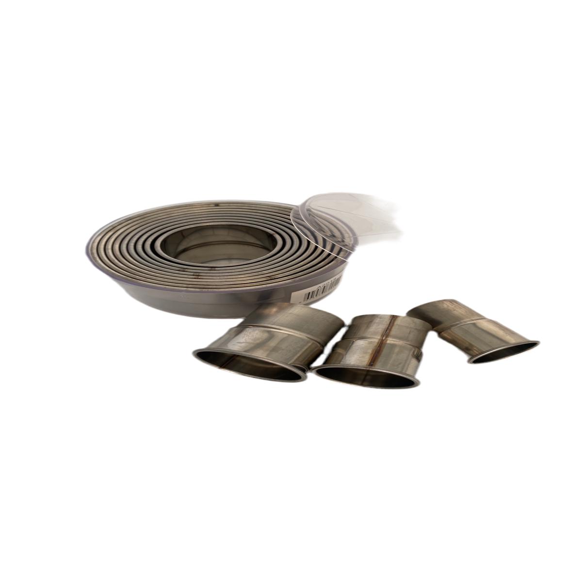 12 Piece Round Stainless Steel Cookie Cutter Set