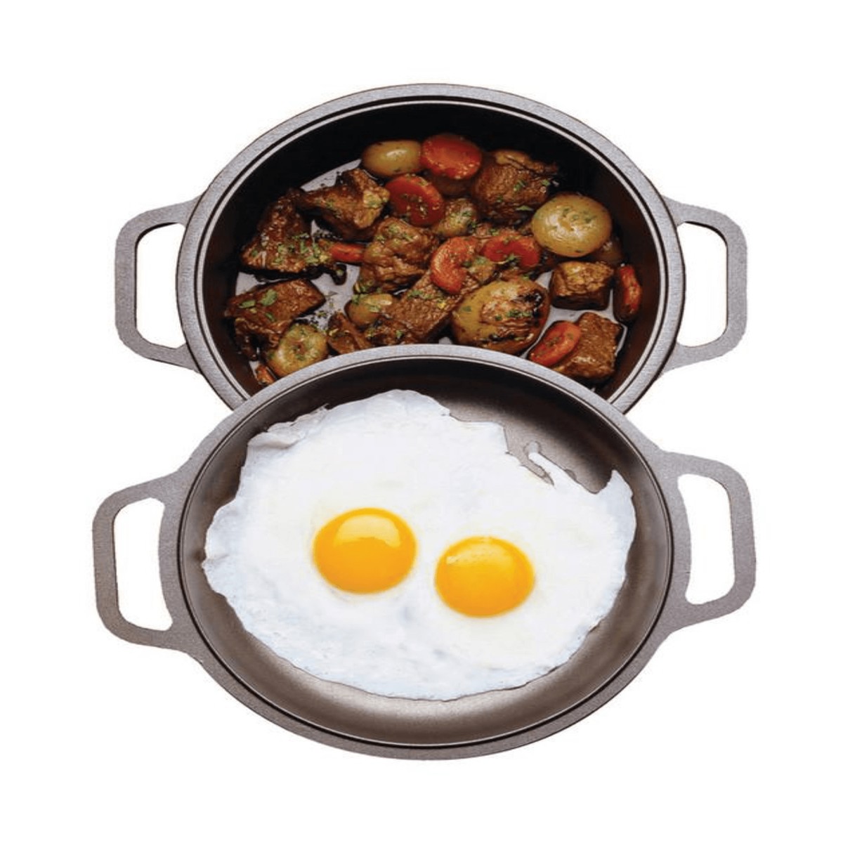 Risoli - Multi Use Pot & Casserole - 24 cm - Black - Die Cast Aluminum