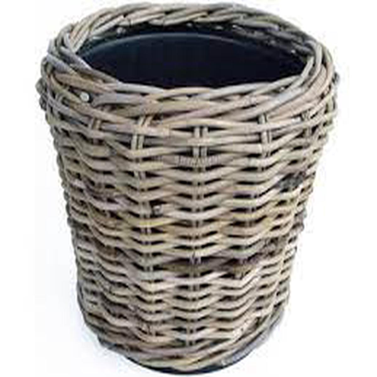 Pot Round Grey 25 H22cm - Split