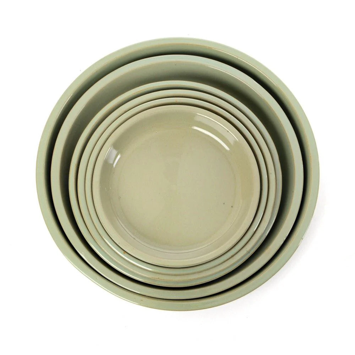 22cm Mint Green Blossom Saucer