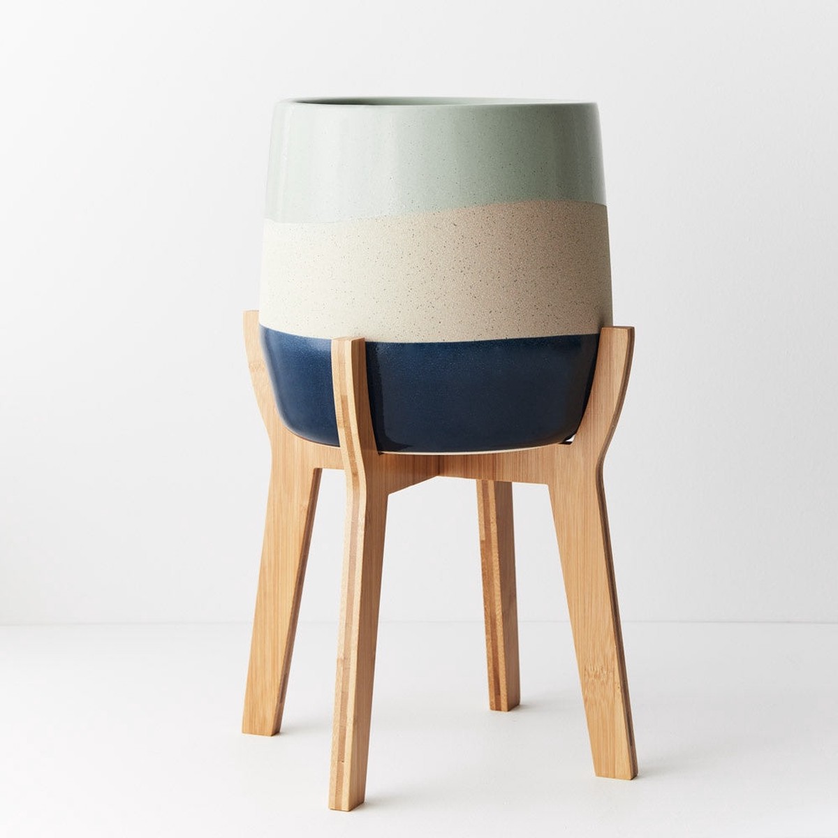 Pot Odetto with Stand Ocean Mist