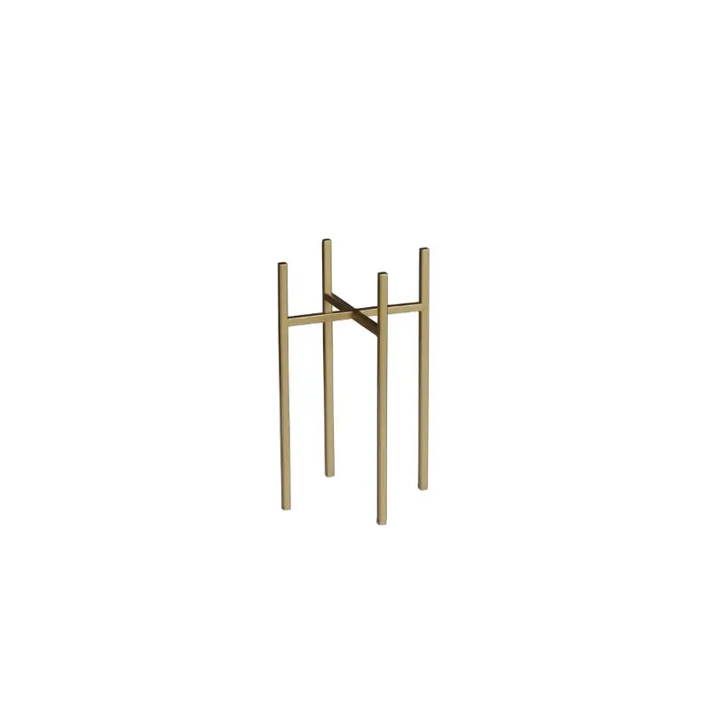 WIRE PLANT STAND GOLD