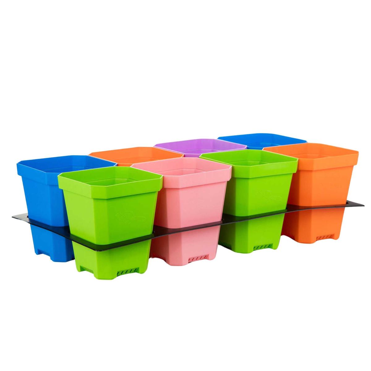 5 Nursery Pots with Insert Tray