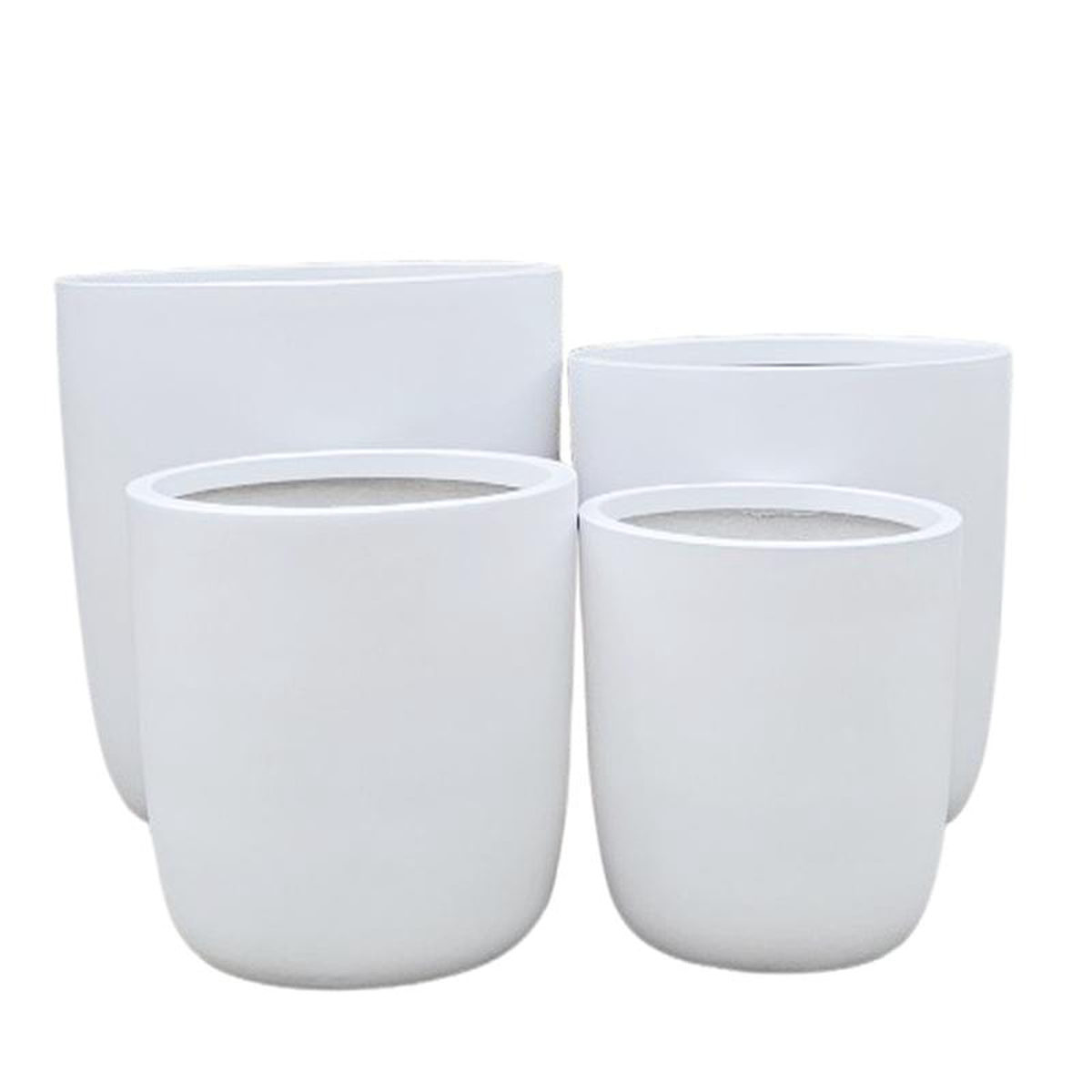 Prague Egg Pot 8211 White 8211 Small 8211 33