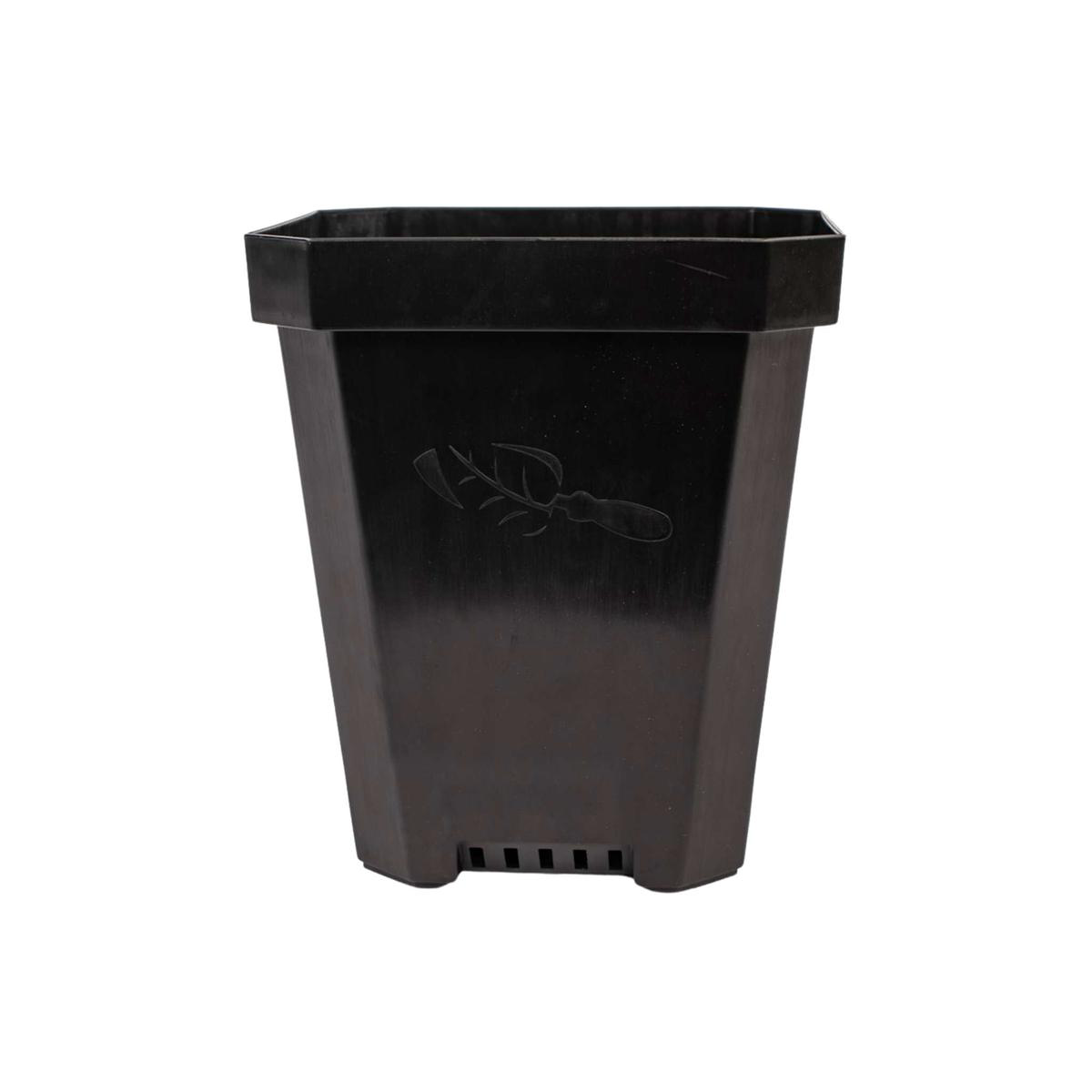 58221 Heavy Duty Nursery Pots 8211 Black 8 Pots