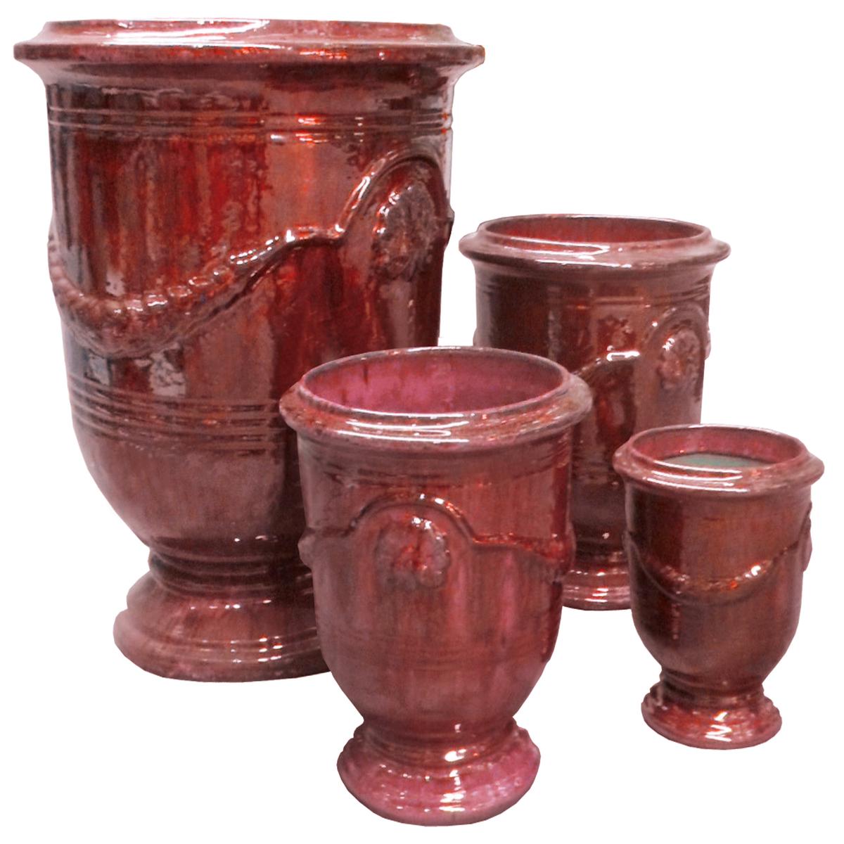 Provincial URN Pot - Wine L