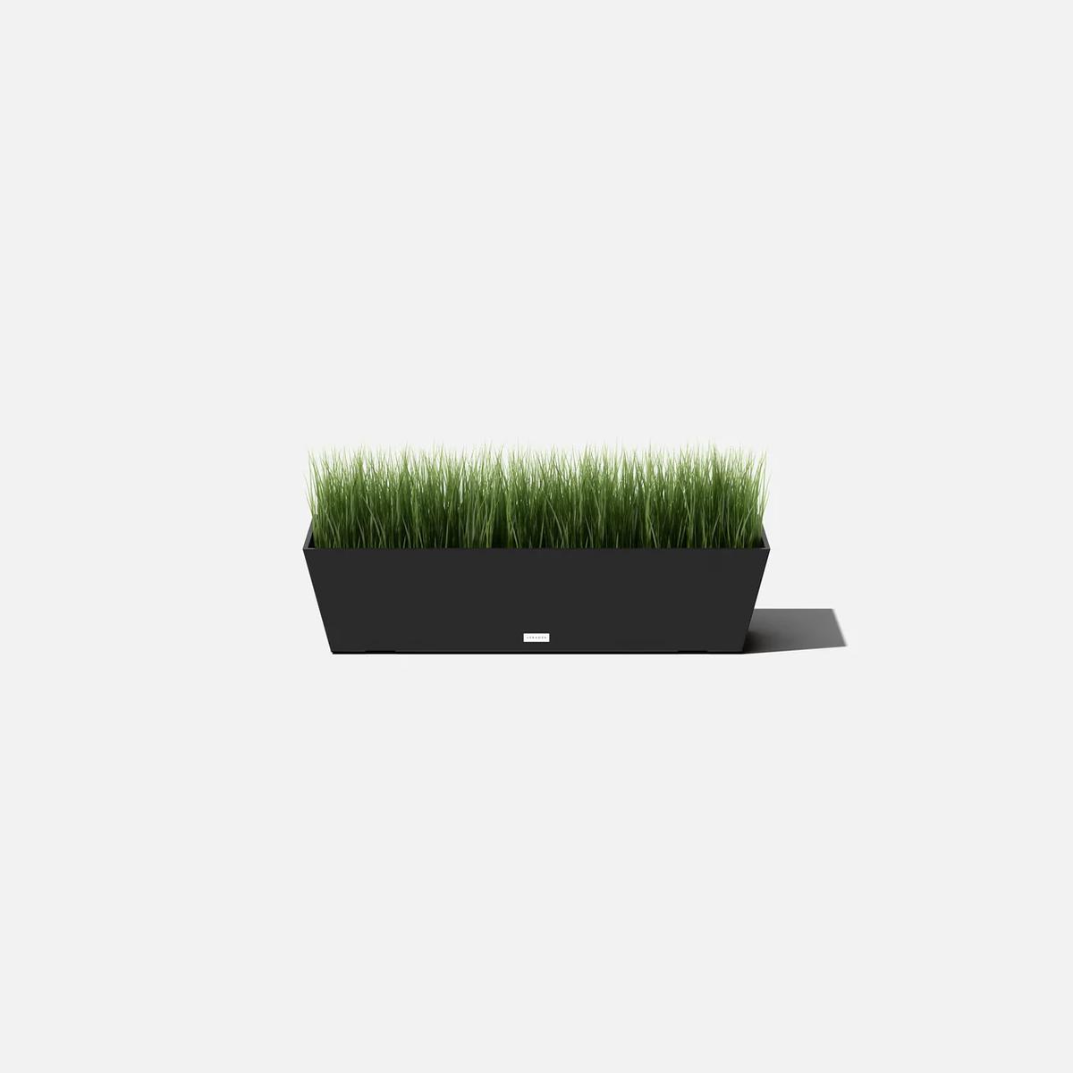 Pure Window Box Planter | 36 inch - Black