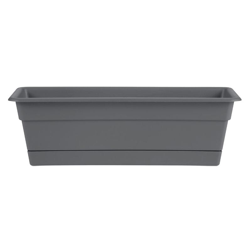 36 Dura Cotta Charcoal Window Box