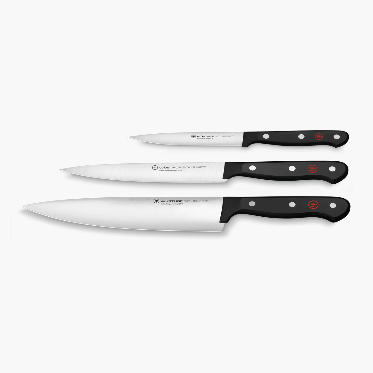 Wusthof Gourmet 3-piece knife set