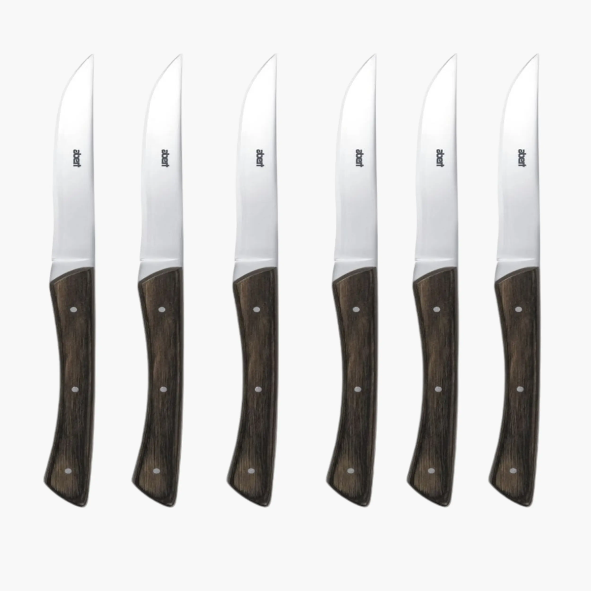ab+ by Abert Texas set 6 pcs steak knives smooth blade