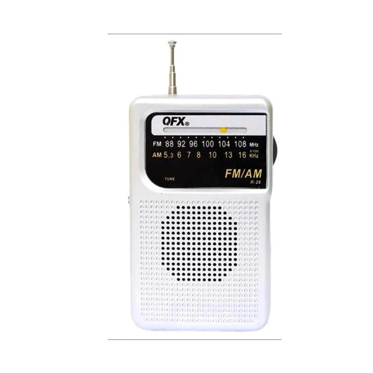 Pocket AM/FM Radio Silver