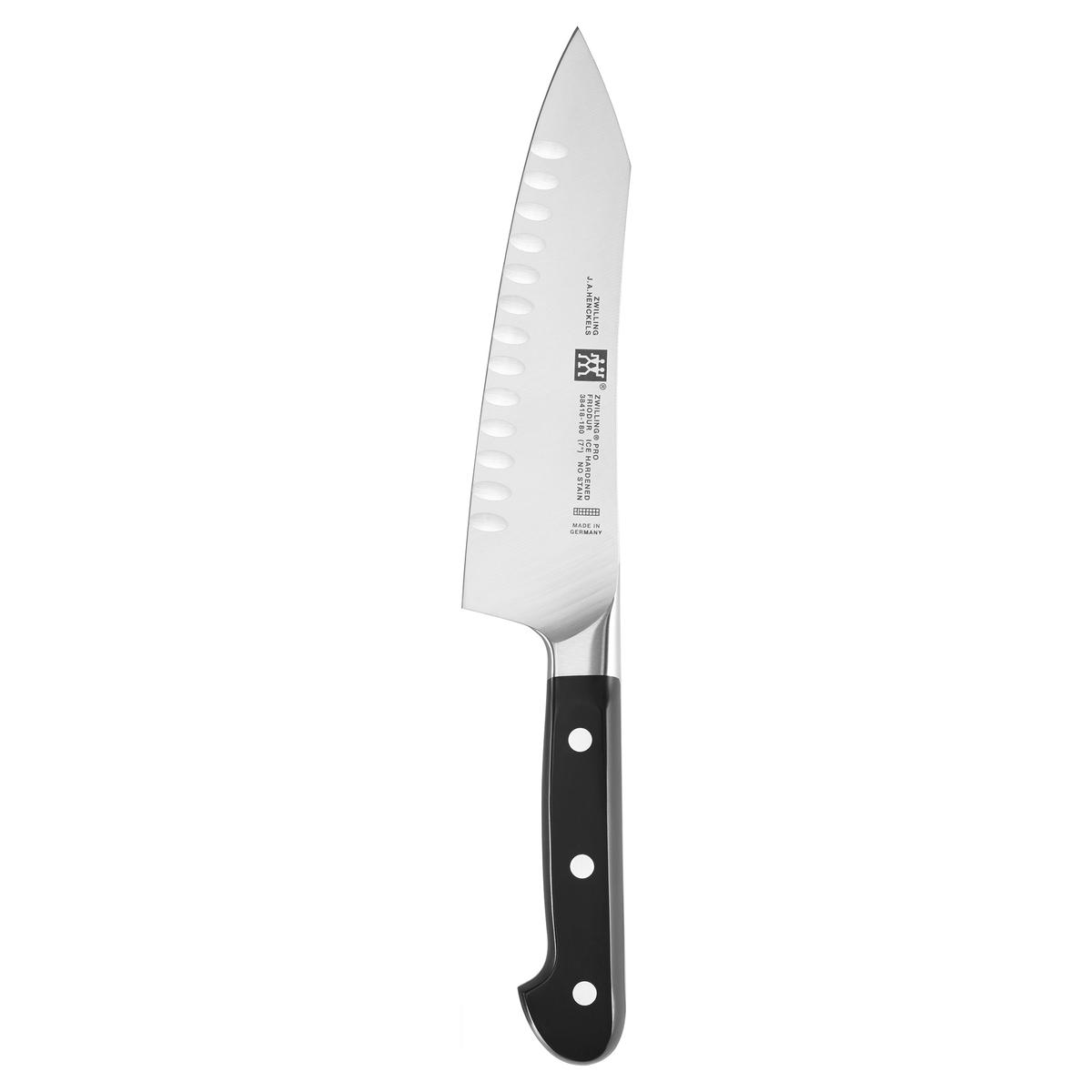 Pro - 7" Hollow Edge Rocking Santoku Knife