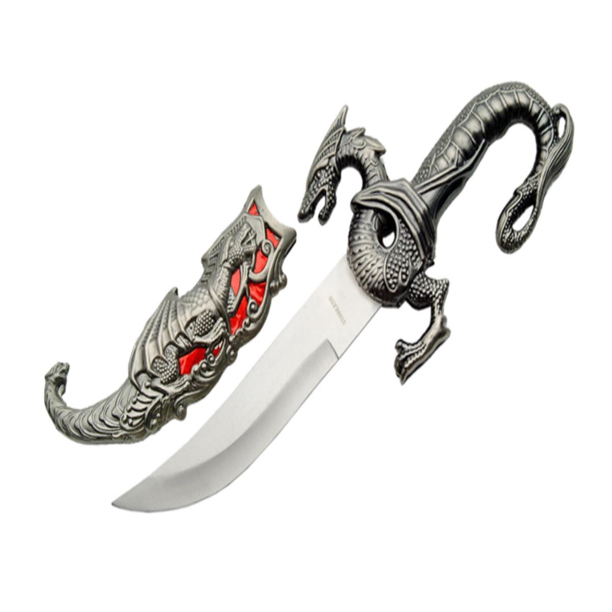9.5" RED DRAGON DAGGER
