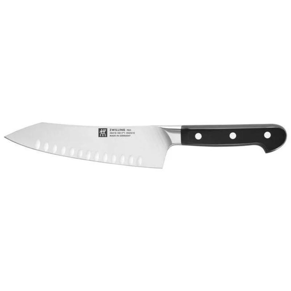 7 Rocking Santoku, Hollow Edge