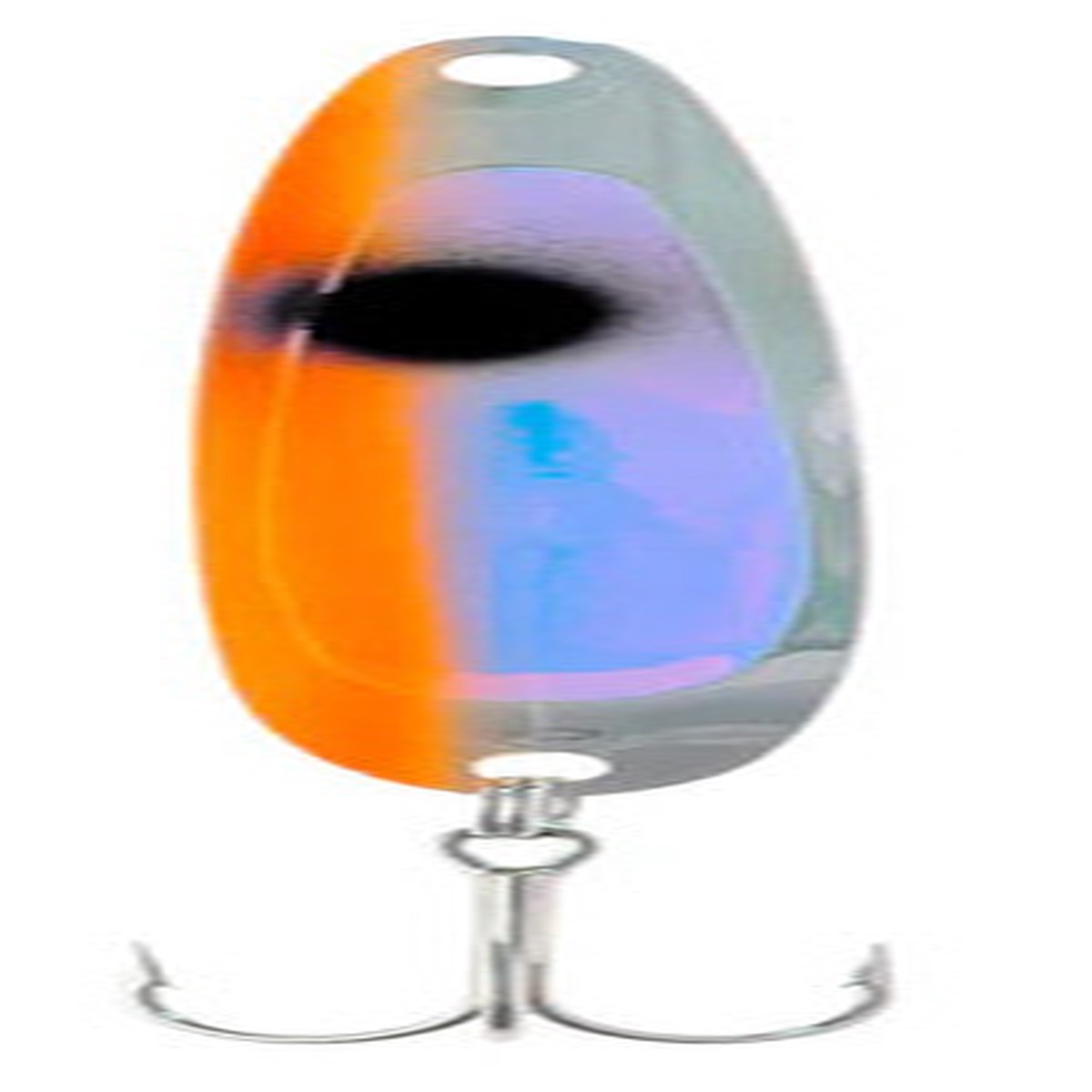 Michigan Stinger Spoons - STINGRAY SIZE - NS391 - UV Orange Tuxedo