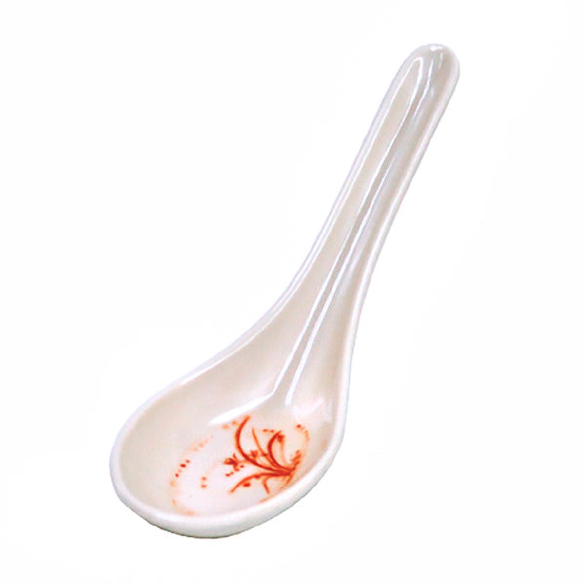 5-58 Melamine Soup Spoon Gold Orchid