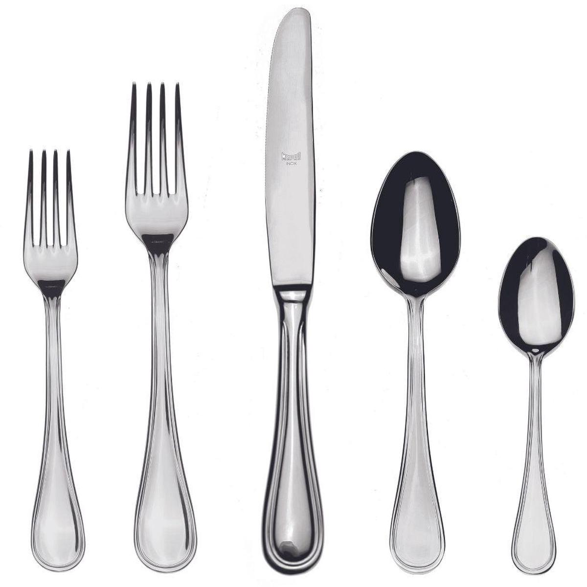 Mepra Boheme 5-piece flatware set stainless steel