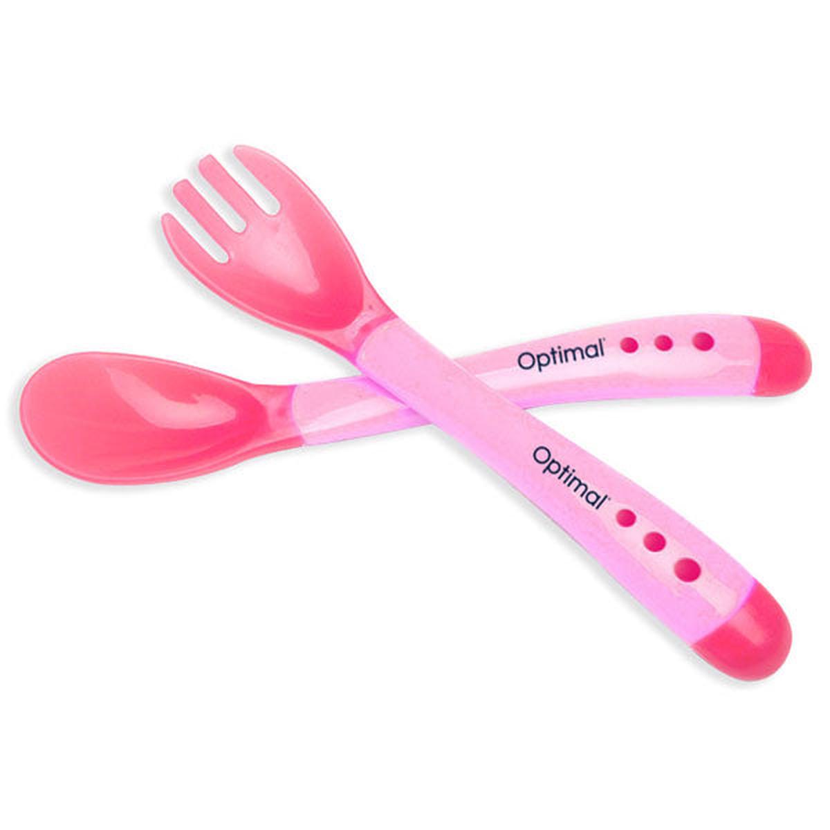 Optimal Soft Grip Handle Spoon & fork