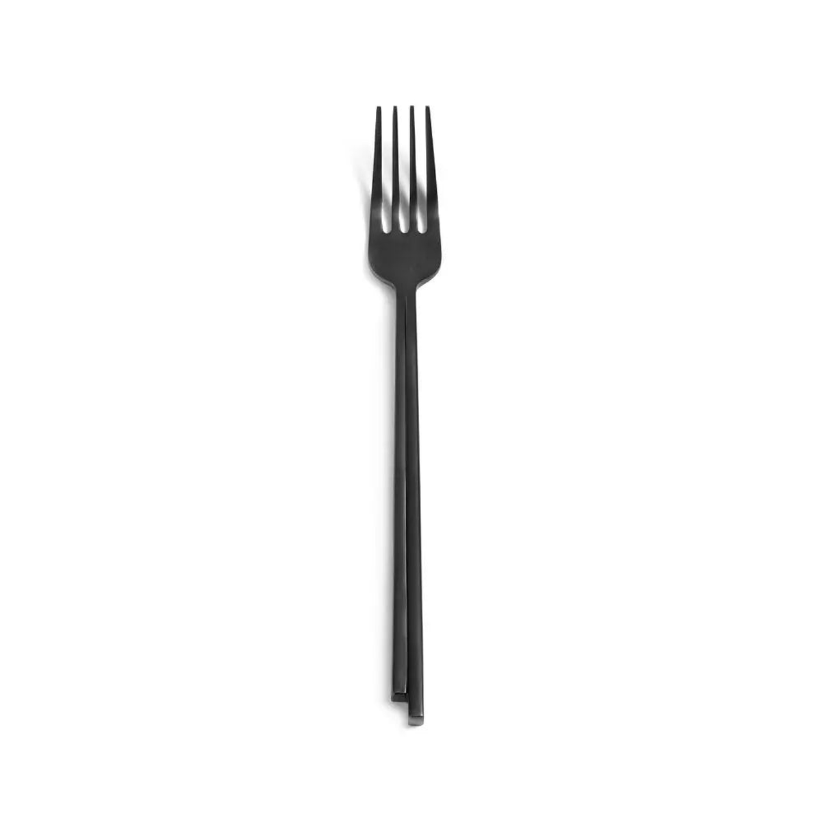Serax Dune dessert fork black steel