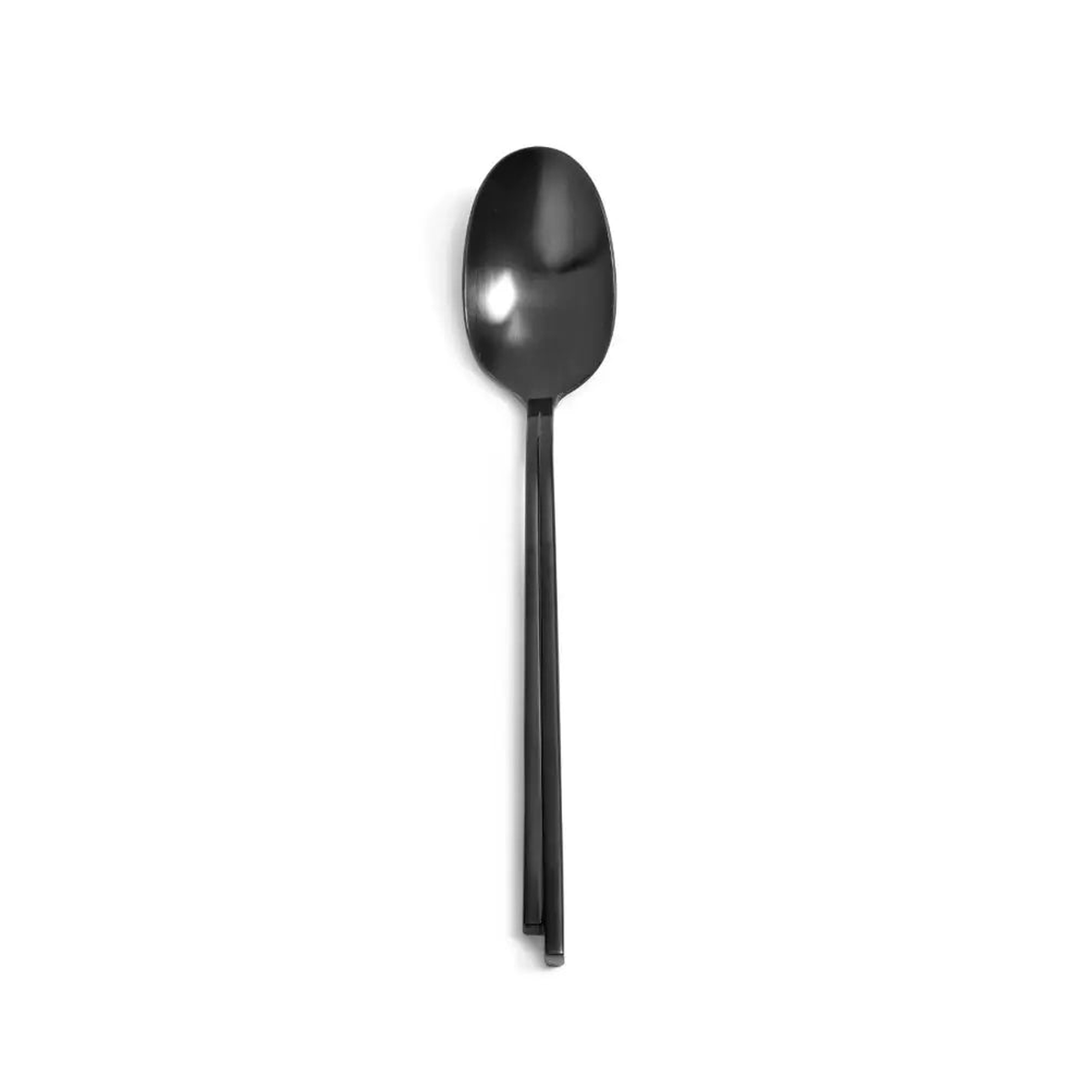 Serax Dune dessert spoon black steel